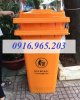 thùng rác 240 lít màu cam.jpg